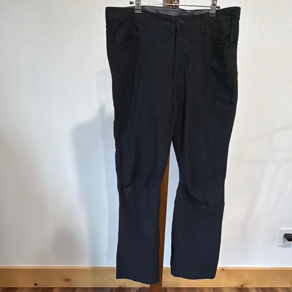 Eddie Bauer Men Guide Pro Hiking Pants Black Stretch Straight Leg 36x32 Trekking
